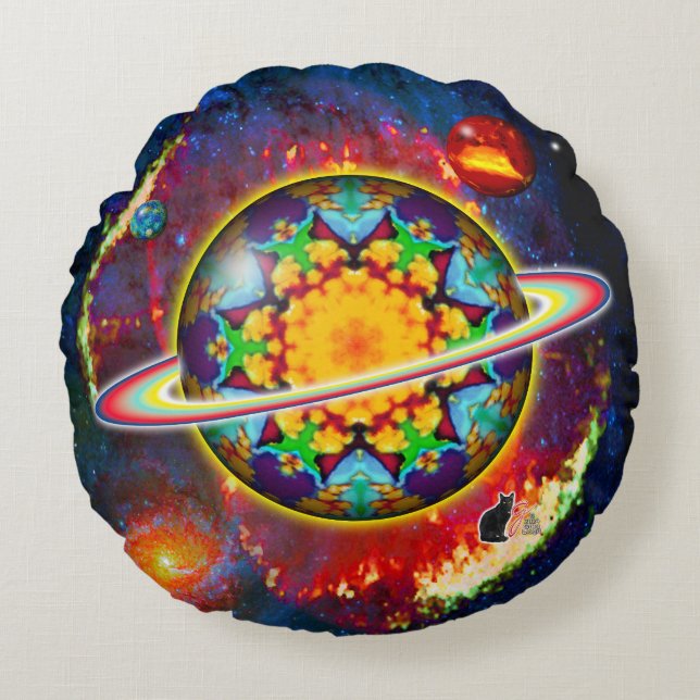 Cojín Redondo Pillow redonda de Zargon Orbz (Anverso)