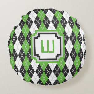 Cojín Redondo Pillow Retro Argyle redonda