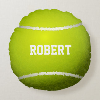 Cojín Redondo Piloto personalizado de bolas de tenis