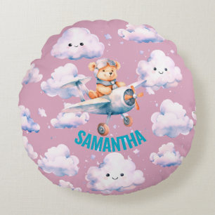 Cojín Redondo Piloto Teddy Pillow