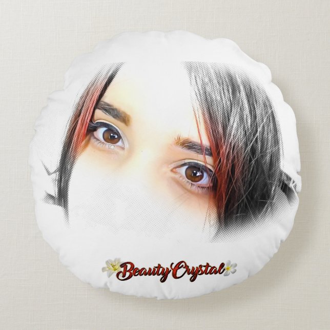 COJÍN REDONDO PILOW BEAUTYCRYSTAL (Anverso)