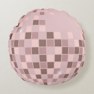 Cojín Redondo Pink Disco Boogie