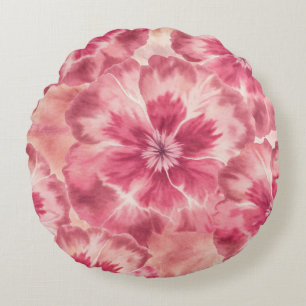 Cojín Redondo Pink Floral Coquette