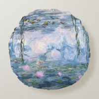 Pintura impresionista de nenúfares de Claude Monet