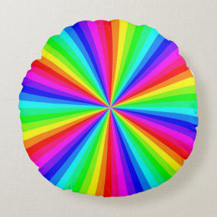 COJÍN REDONDO PINWHEEL RAINBOW
