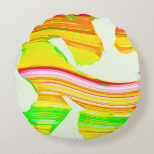 Cojín Redondo Pinza arco iris