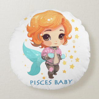 Cojín Redondo Pisces Baby