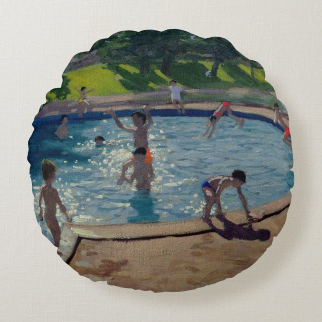 Cojín Redondo Piscina 1999 (Anverso)