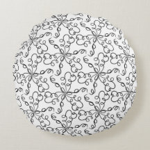 Piscina redonda negra y blanca