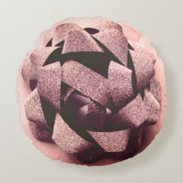 Cojín Redondo Piso fiesta presente rosa