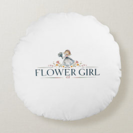 Cojín Redondo Pixie Flower Girl