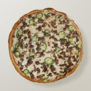 Cojín Redondo Pizza