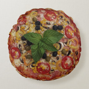 Cojín Redondo Pizza