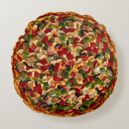 Cojín Redondo Pizza de lujo