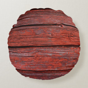 Cojín Redondo Placa de madera marrón