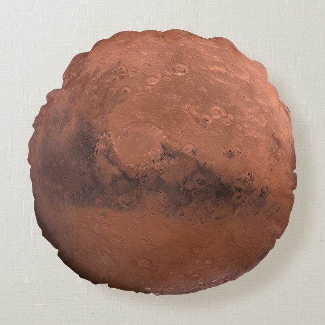 Cojín Redondo Planet Mars Round Pillow (Anverso)