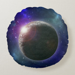 Cojín Redondo Planeta, En La Galaxia,
