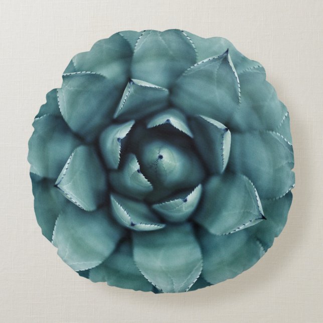 Cojín Redondo Planta verde arbolada (Anverso)