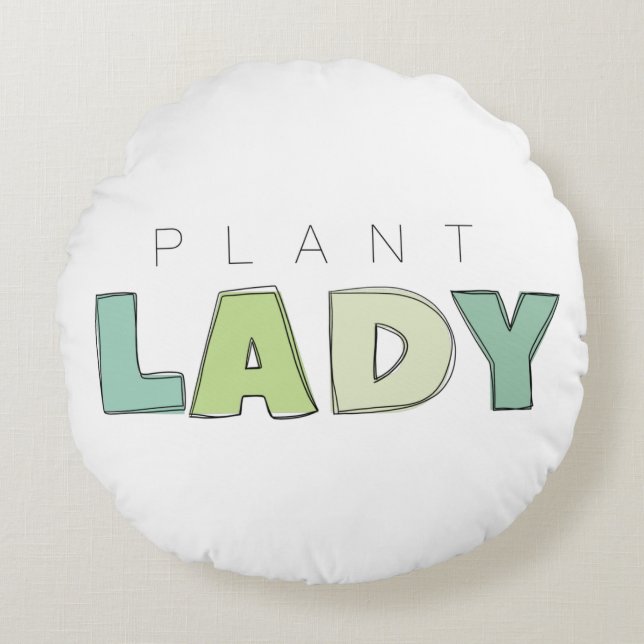 Cojín Redondo Plantación Lady Round Pillow (Anverso)