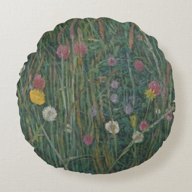 Cojín Redondo Plantas del Machair 2008 (Anverso)