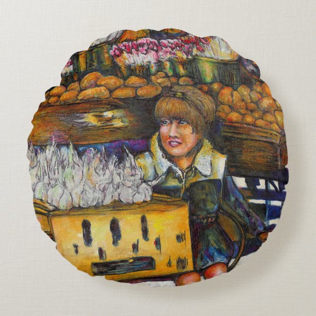 Cojín Redondo Poder de la empatía (Anverso)