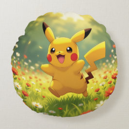 Cojín Redondo Pokémon und seine Treue Freunde
