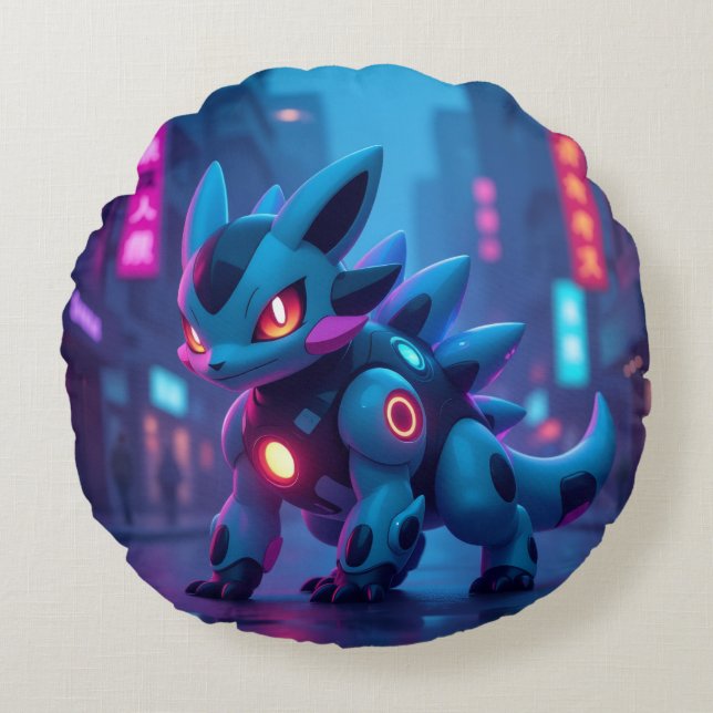 Cojín Redondo Pokémon und seine Treue Freunde (Anverso)