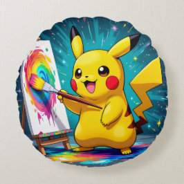 Cojín Redondo Pokémon und seine Treue Freunde