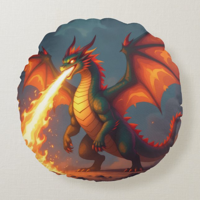 Cojín Redondo Pokémon und seine Treue Freunde (Anverso)