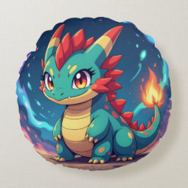 Cojín Redondo Pokémon und seine Treue Freunde