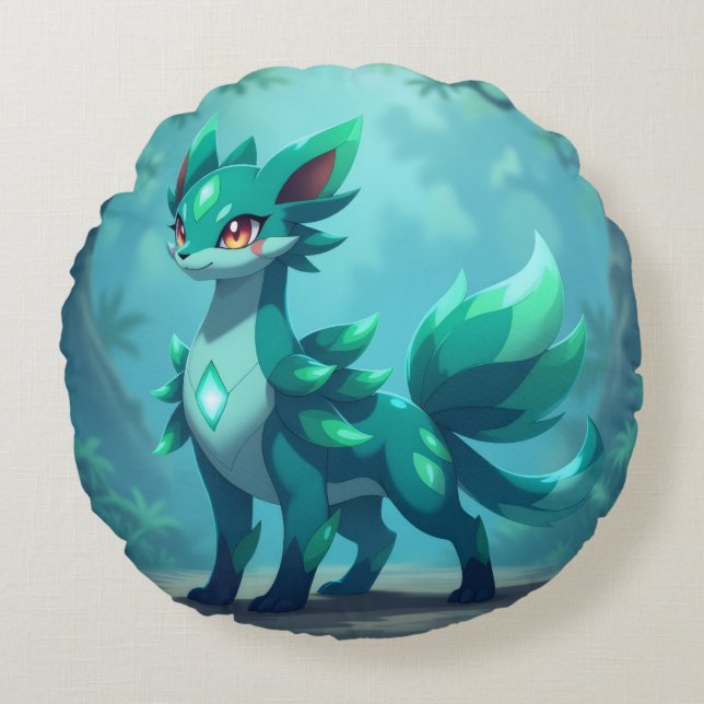 Cojín Redondo Pokémon und seine Treue Freunde (Anverso)