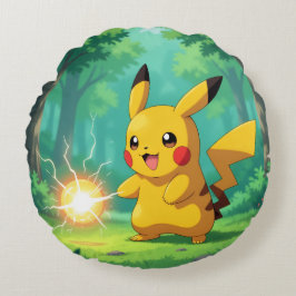 Cojín Redondo Pokémon und seine Treue Freunde