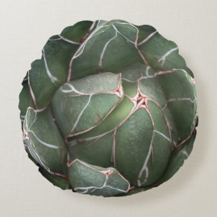 Cojín Redondo Poliéster de planta cepillado Almohadilla de lanza