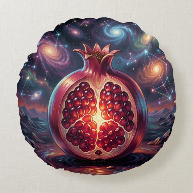 Cojín Redondo Pomegranate´2 (Anverso)