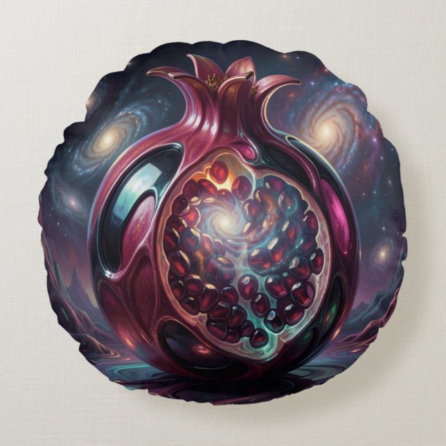 Cojín Redondo Pomegranate´3 (Anverso)