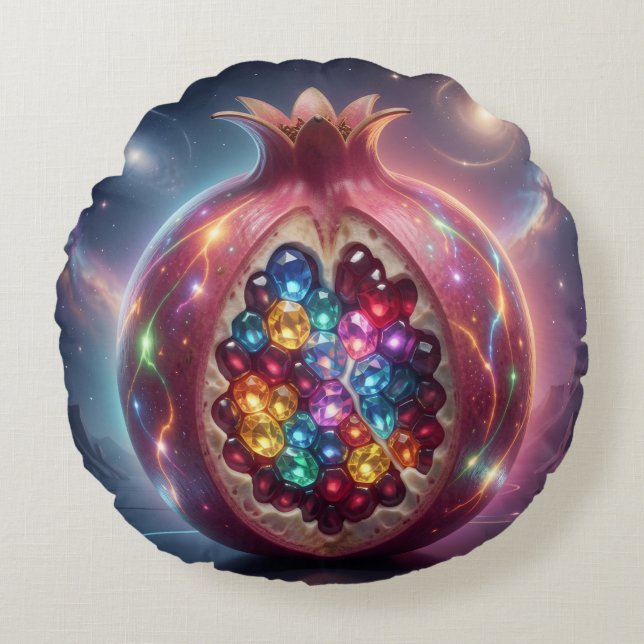 Cojín Redondo Pomegranate´4 (Anverso)