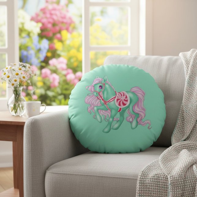 Cojín Redondo Pony Round Pillow (Subido por el creador)