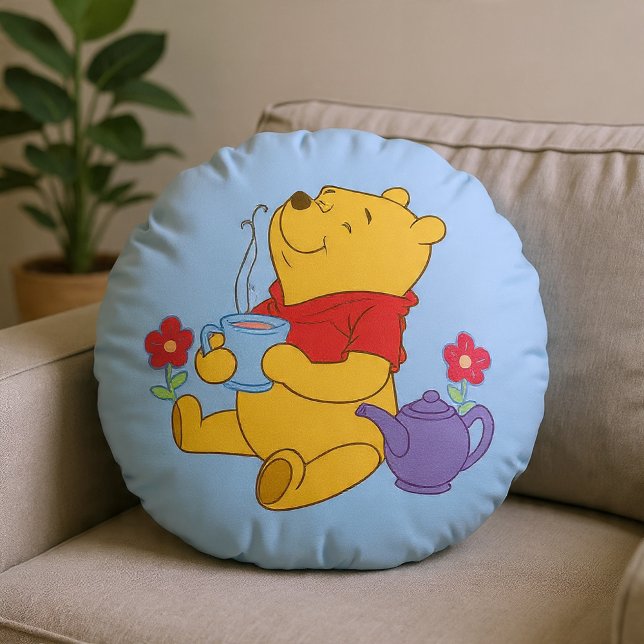 Cojín Redondo Pooh (Subido por el creador)