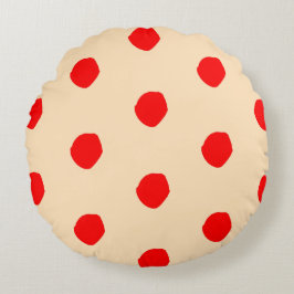Cojín Redondo Pos de polka españoles Round Pillow