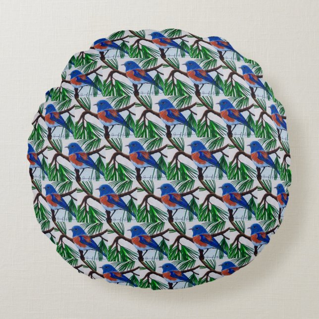 Cojín Redondo Pouf Pillow (Anverso)
