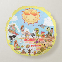 Cojín Redondo Poufs redondeados SoCal Pillow