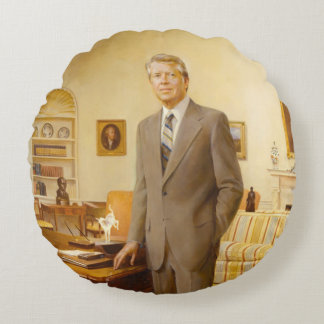 Cojín Redondo Presidente americano James Earl Carter Oficina Ova