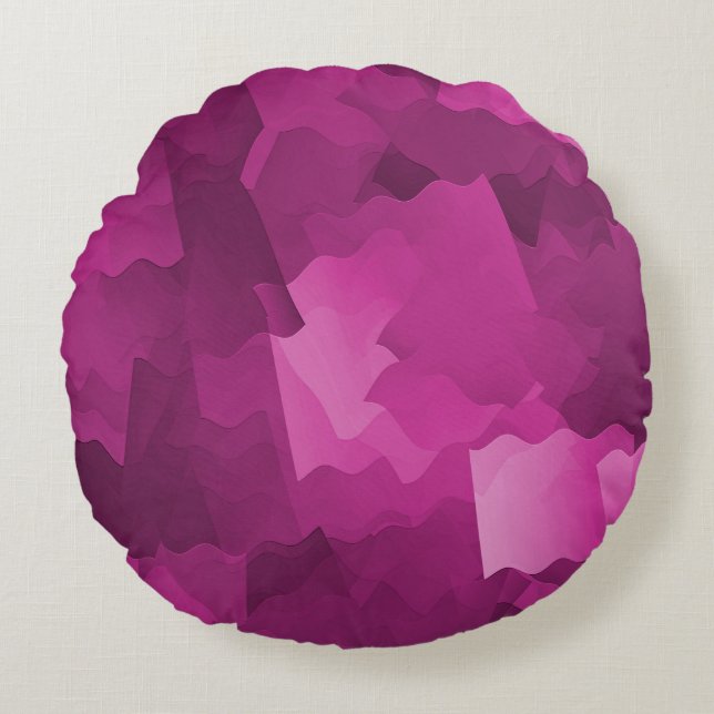 Cojín Redondo Pretty in Pink..... (Anverso)