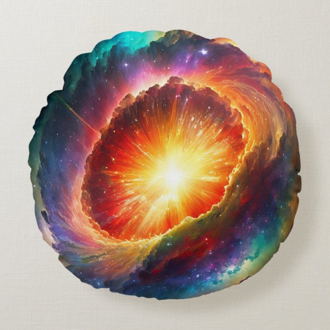 Cojín Redondo Pride Supernova -  (Anverso)