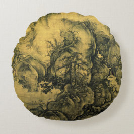 Cojín Redondo Primavera temprana y Guo Xi - China imperial y art