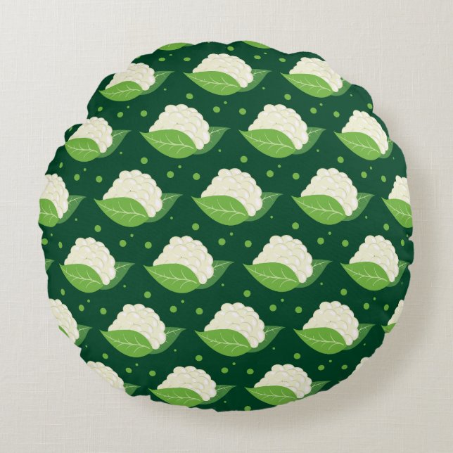 Cojín Redondo Primer blanco (Anverso)