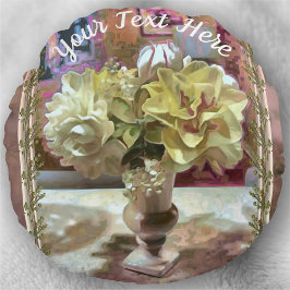 Cojín Redondo Primeras flores de primavera PCM1