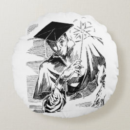 Cojín Redondo Príncipe Von Dread/Gaius que las ovejas gruñonas