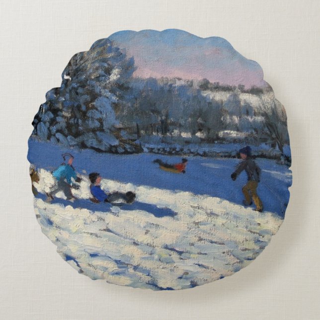 Cojín Redondo Prometida cerca de Youlgreave Derbyshire (Anverso)