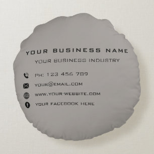 Cojín Redondo Promoción de la empresa Business Office Round Pill